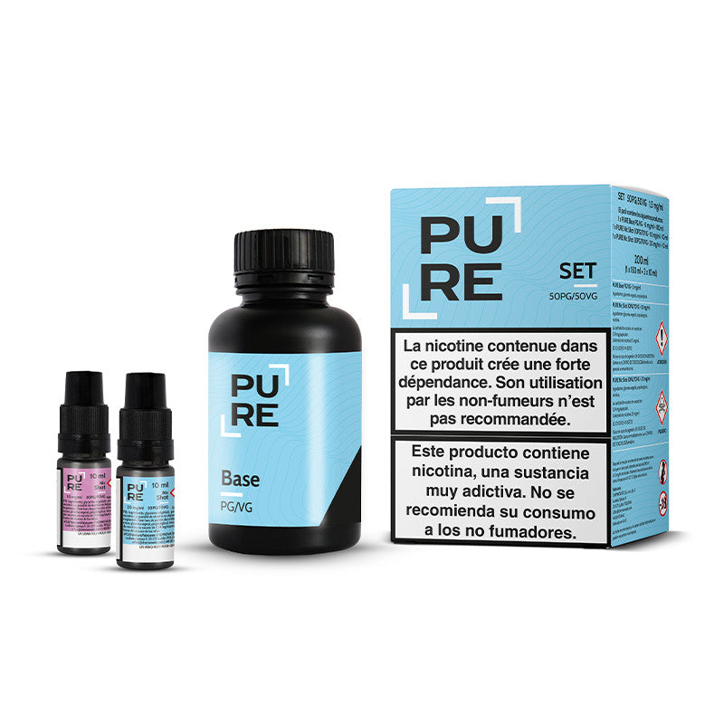 Pack Base DIY Pure 200ml 1.5 mg 50:50 | VAPEVO