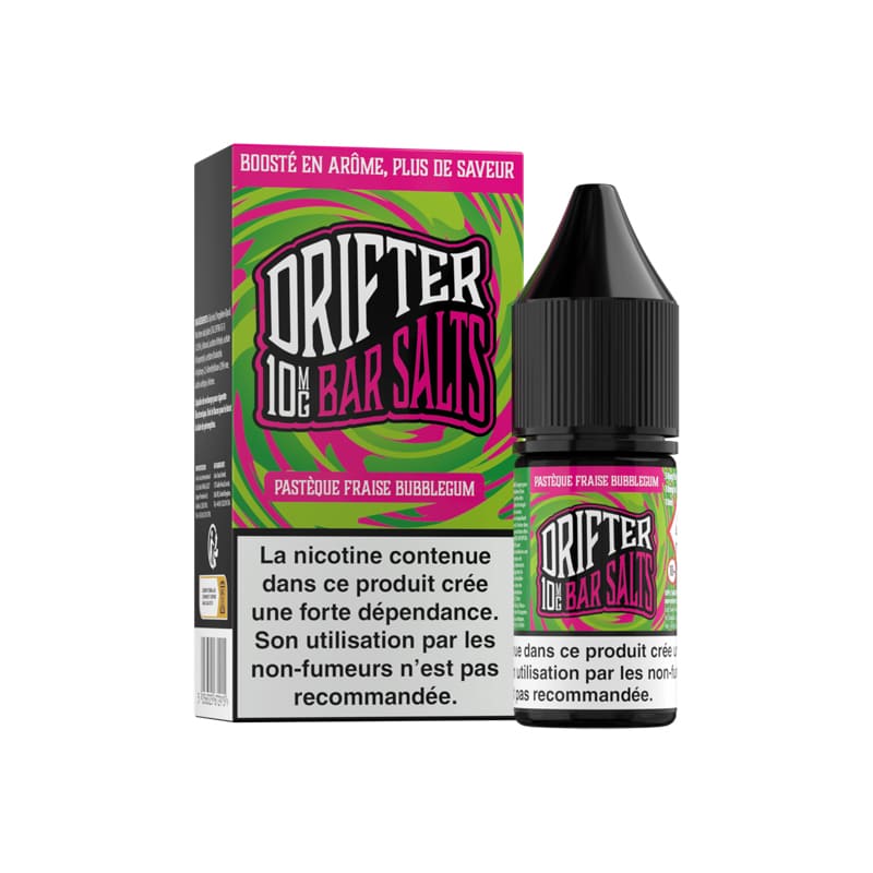 Sel de Nicotine Drifter Bar Salts Pastèque Fraise Bubblegum 10ml
