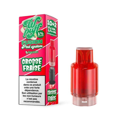 Pod Wpuff Fusion LIQUIDEO 10ml 10 mg Grosse Fraise | VAPEVO