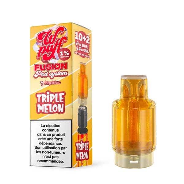 Pod Wpuff Fusion LIQUIDEO 10ml 10 mg Triple Melon | VAPEVO