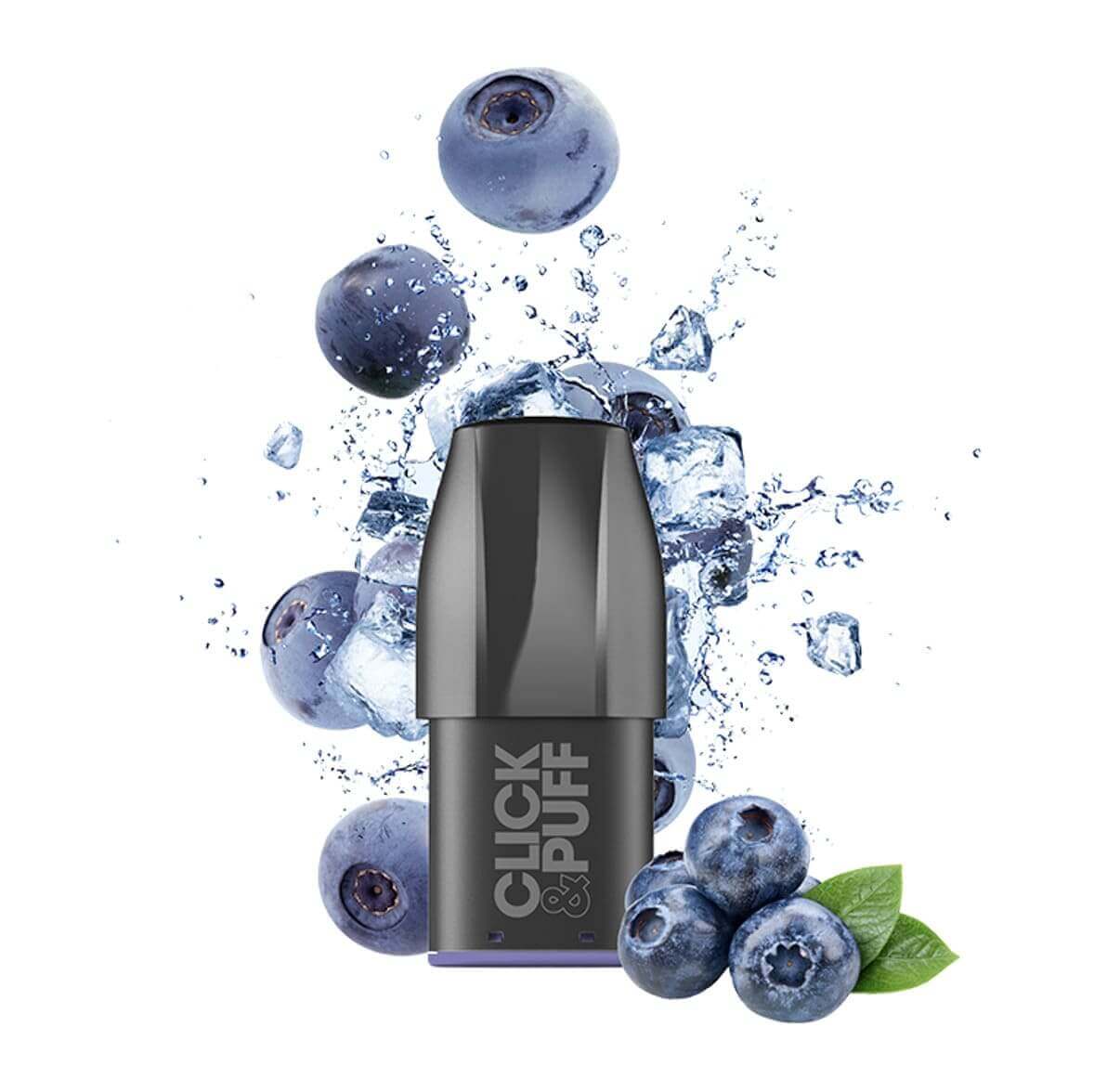 Pod X-Bar Click & Puff 2ml 650 Puffs Blueberry 10 mg | VAPEVO