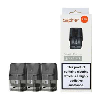 Pods Aspire Favostix 3ml – Pack de 3 0.6 ohm | VAPEVO
