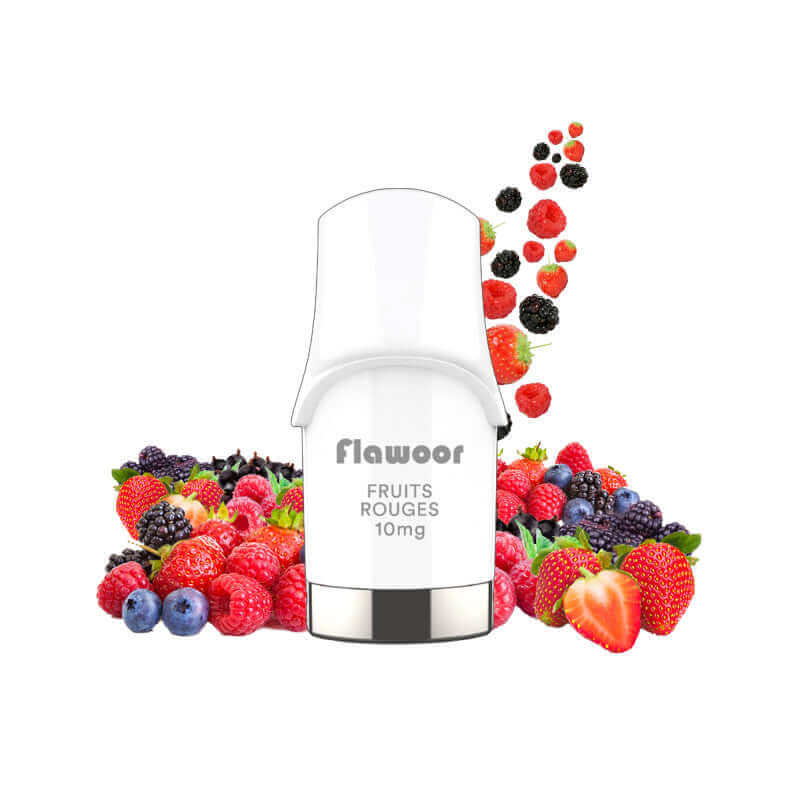 Pods Flawoor Mate 2 2ml 600 Puffs – Pack de 2 10 mg Fruits Rouges | VAPEVO
