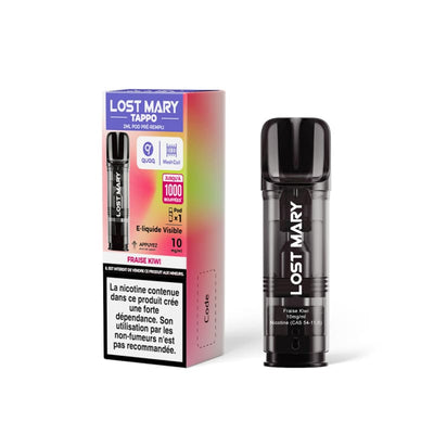Pods Lost Mary Tappo - 2ml 600 Puffs 10 mg Citron Menthe | VAPEVO