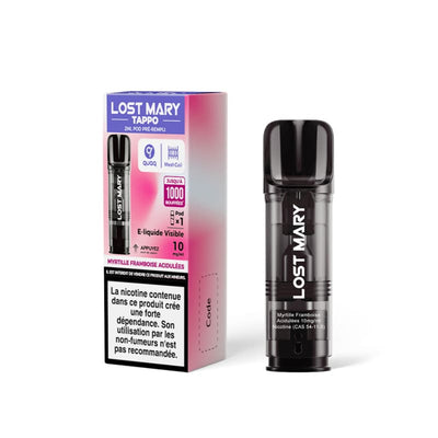 Pods Lost Mary Tappo - 2ml 600 Puffs 10 mg Citron Menthe | VAPEVO