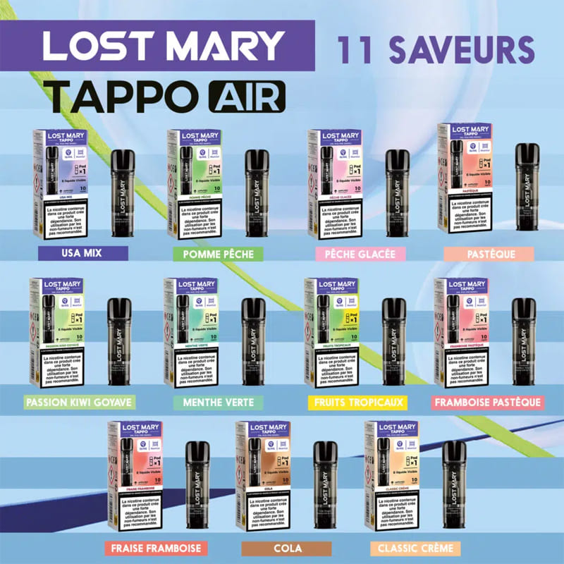 Pods Lost Mary Tappo - 2ml 600 Puffs 0mg 0 mg Cola | VAPEVO