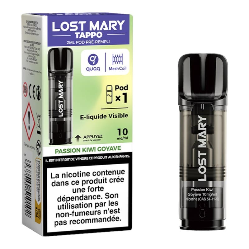 Pods Lost Mary Tappo 2ml 600 Puffs 10 mg Pastèque | VAPEVO