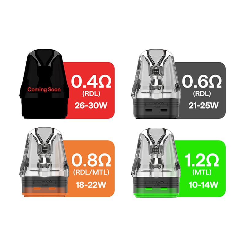Pods Oxva Xlim Top Fill SS 2ml – Pack de 3 0.4 ohm | VAPEVO
