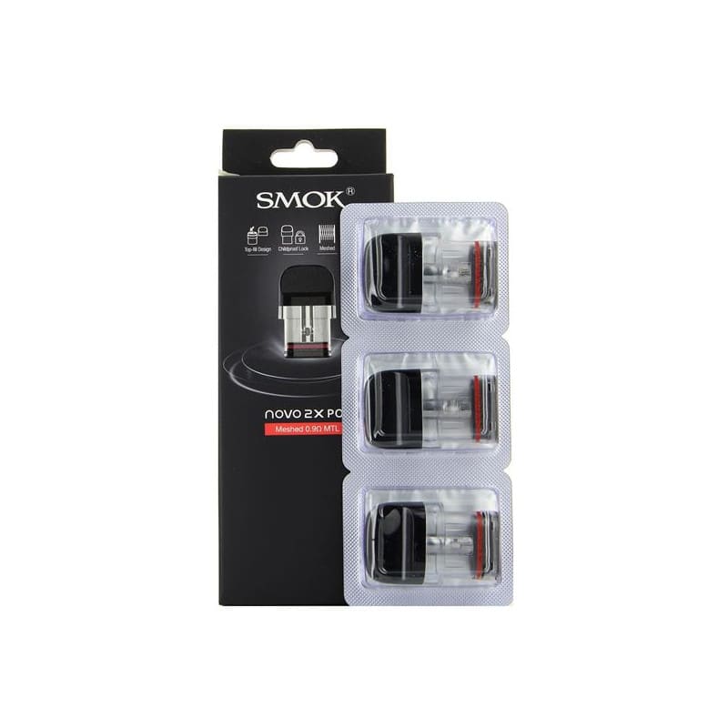 Pods Smok Novo 2X 2ml – Pack de 3 0.8 ohm | VAPEVO