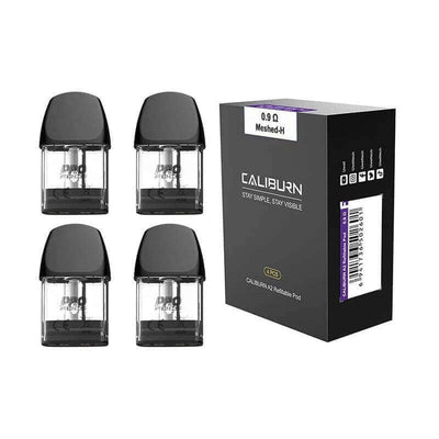 Pods Uwell Caliburn A2 2ml – Pack de 4 0.9 ohm | VAPEVO