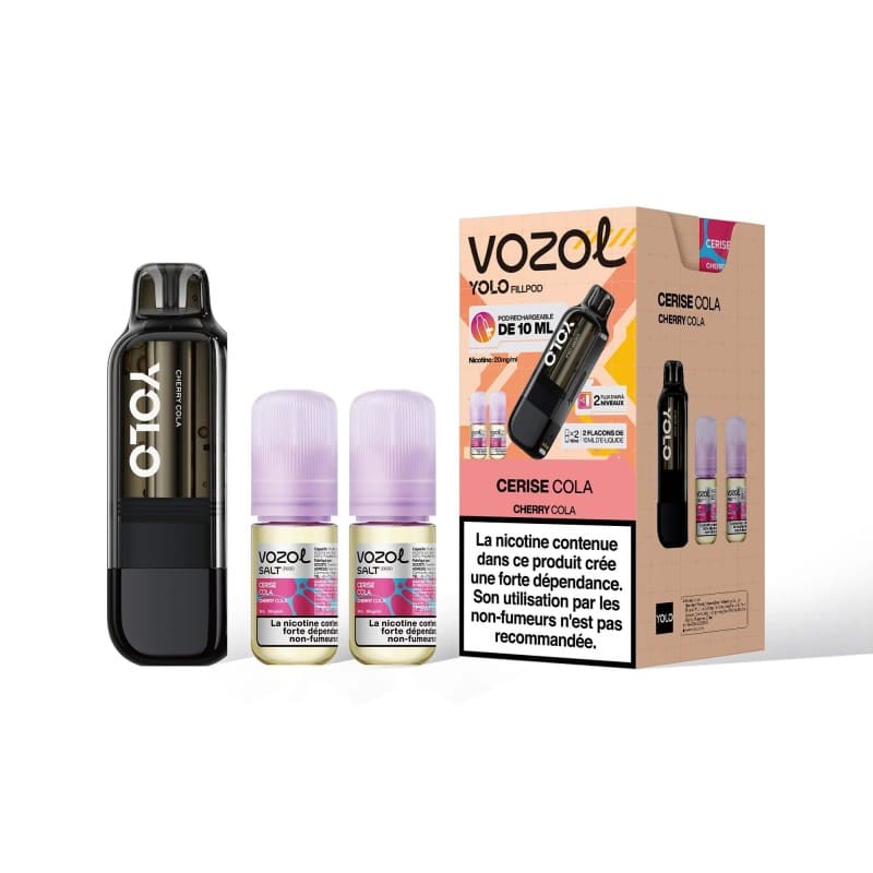 Cartouches Vozol Yolo 40K 2x10ml - Vozol