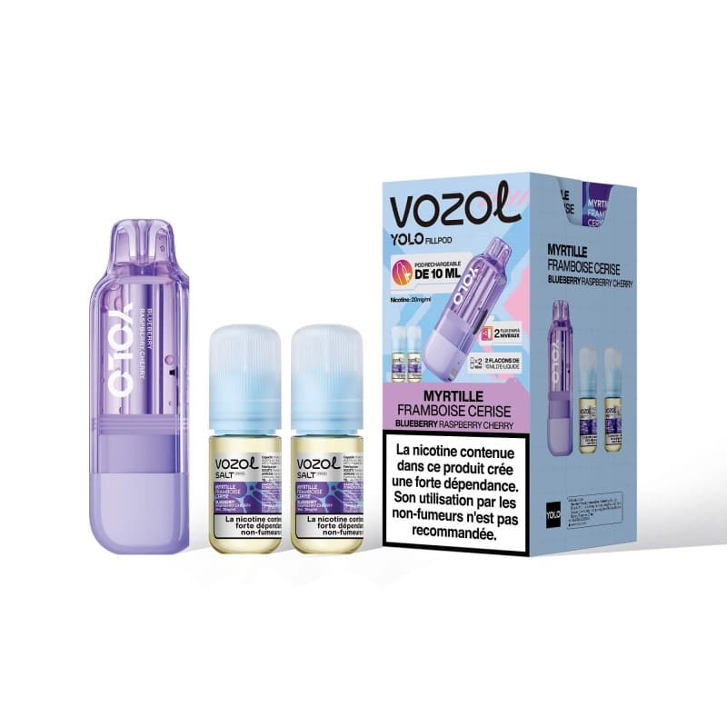 Cartouches Vozol Yolo 40K 2x10ml - Vozol