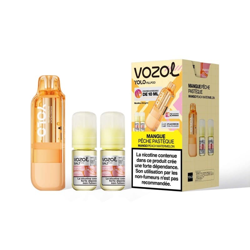Cartouches Vozol Yolo 40K 2x10ml - Vozol