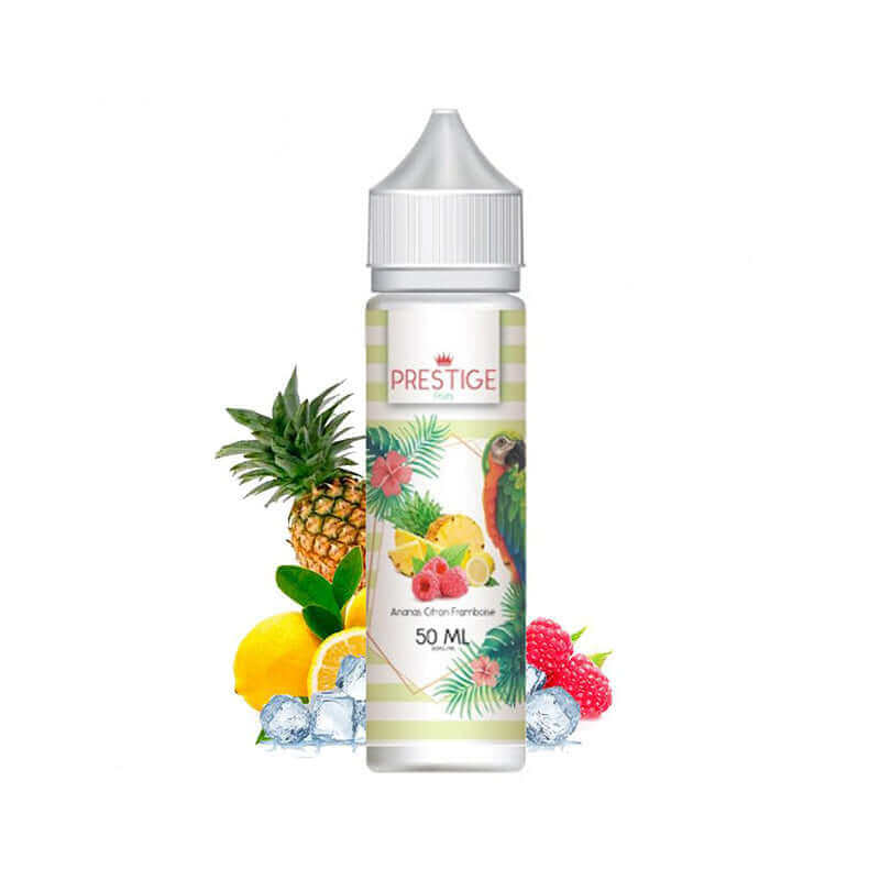 PRESTIGE FRUITS E-liquide Ananas Citron Framboise 50ml-0 mg-VAPEVO