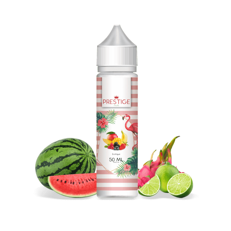 PRESTIGE FRUITS E-liquide Fruits du dragon Pastèque Citron vert 50ml-0 mg-VAPEVO