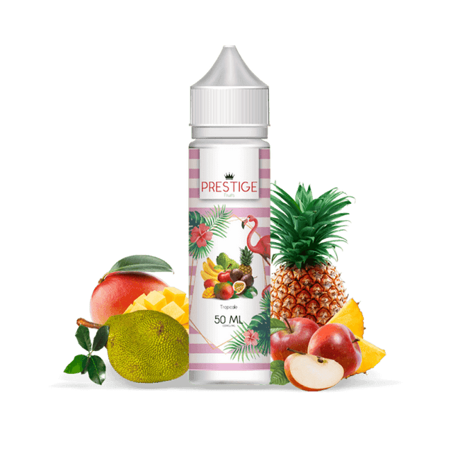 PRESTIGE FRUITS E-liquide Tropical 50ml-0 mg-VAPEVO