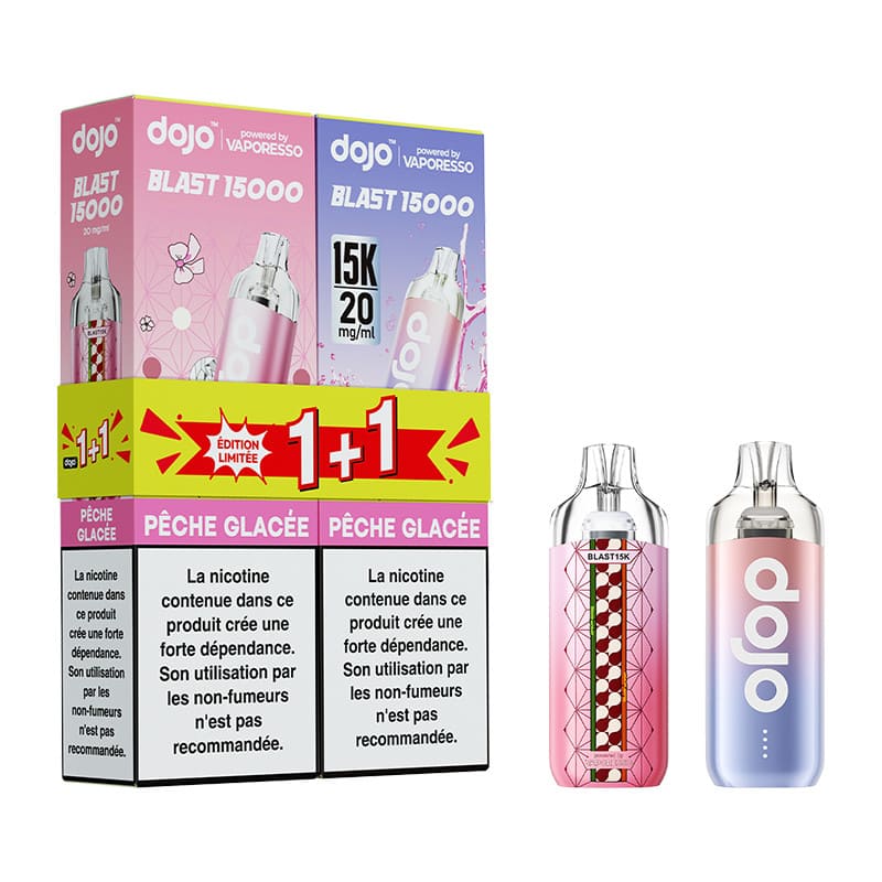 Bundle Kit Puff Vaporesso Dojo Blast 15K Limited Edition 1+1