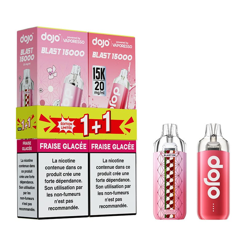 Bundle Kit Puff Vaporesso Dojo Blast 15K Limited Edition 1+1