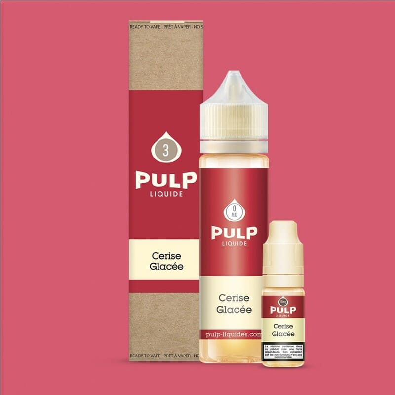 PULP Le Pod Cerise Glacée - Pack E-liquide 60ml-3 mg-50/50-VAPEVO