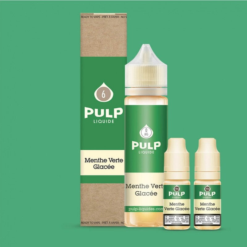 PULP Le Pod Menthe Verte - Pack E-liquide 60ml-3 mg-50/50-VAPEVO