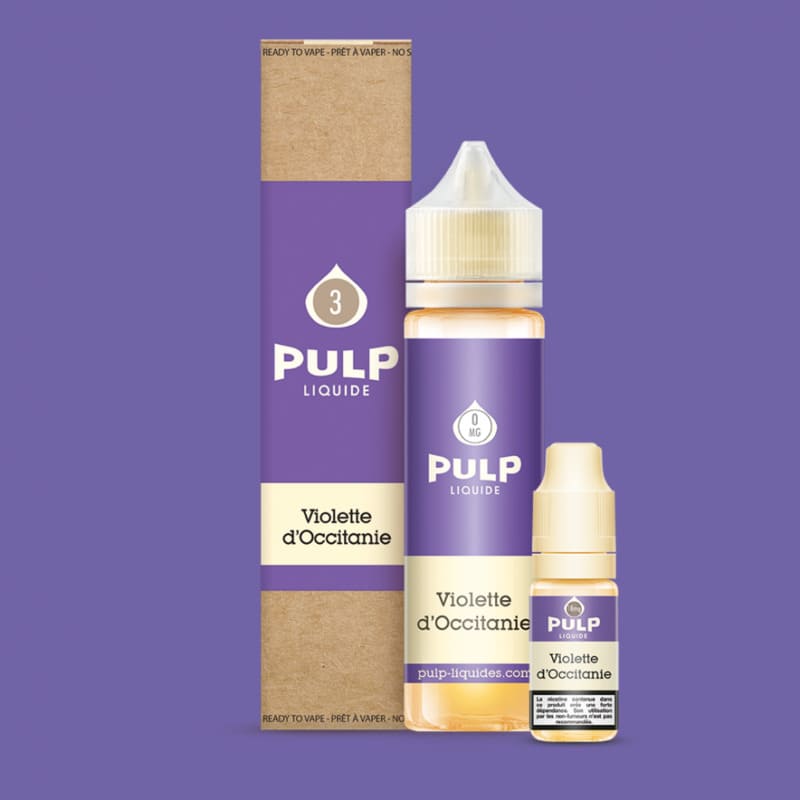 PULP Le Pod Violette d'Occitanie - Pack E-liquide 60ml-3 mg-VAPEVO