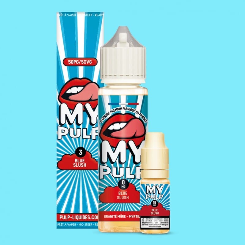 PULP My Pulp Blue Slush - Pack E-liquide 60ml 3 mg | VAPEVO