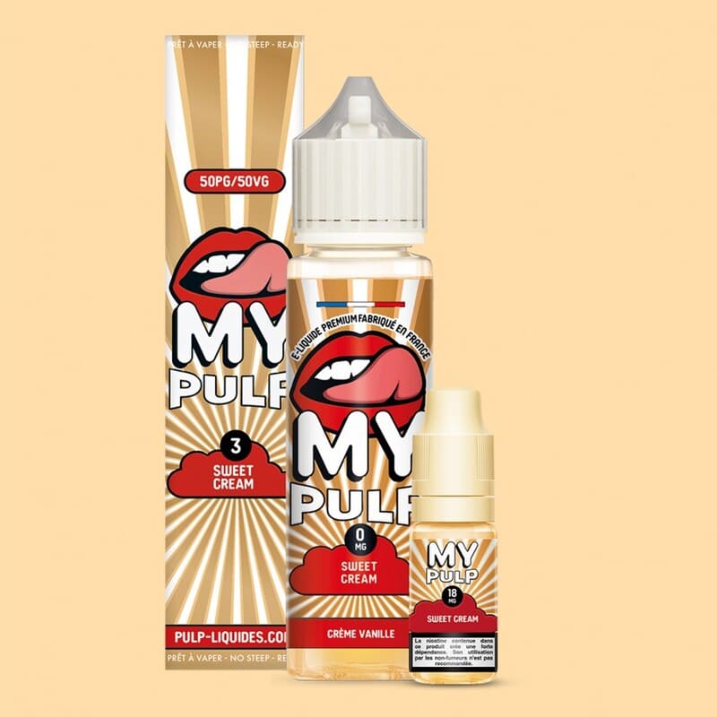PULP My Pulp Pack Sweet Cream - E-liquide 60ml 3 mg | VAPEVO