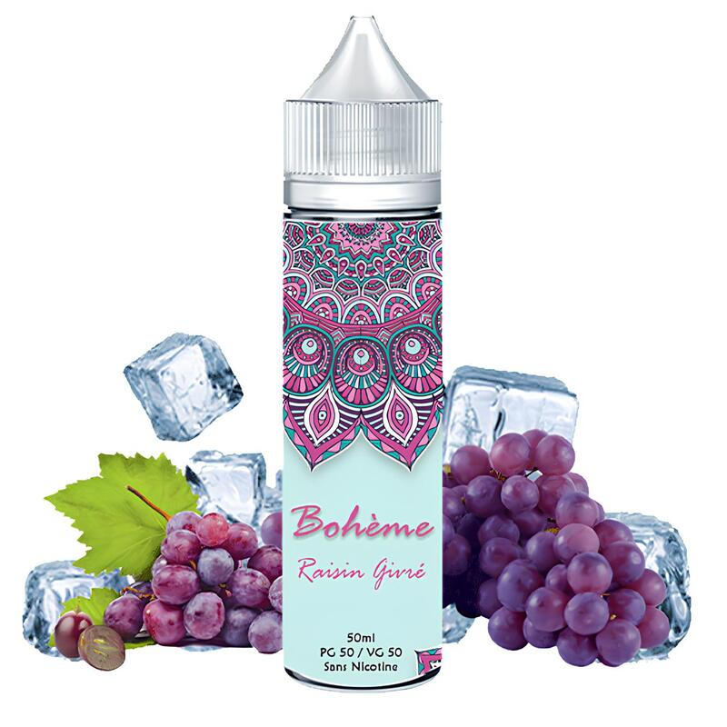 E-liquide Bohème Raisin Givré 50ml 0mg