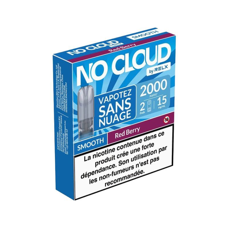 Cartouches Relx No Cloud Smooth 2ml - Pack de 2