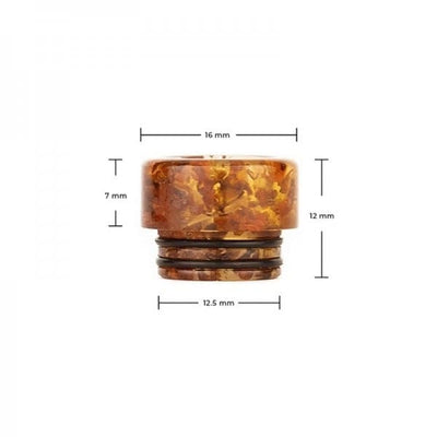 REEWAPE AS219 - Drip Tips 810 Gold Petal | VAPEVO