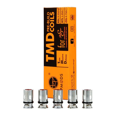 Résistances BP Mods TMD Pro - Pack de 5 0.55 ohm | VAPEVO