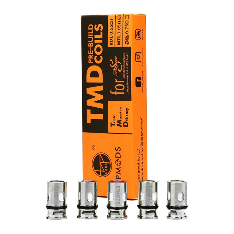 Résistances BP Mods TMD Pro - Pack de 5 1.05 ohm | VAPEVO