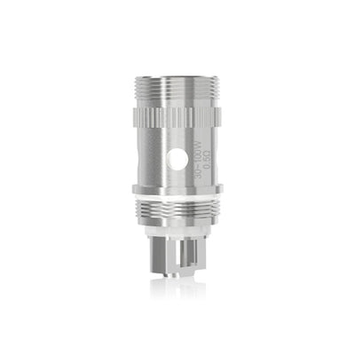 Résistance Eleaf EC en acier inoxydable argenté avec filetage, gravée 0.5 ohm et 30-100W pour clearomiseur Melo.