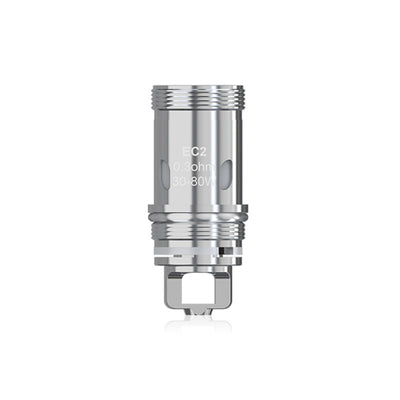 Résistance Eleaf EC2 en acier inoxydable, 0.3 ohm, avec filetages et ouvertures latérales pour clearomiseur Melo.