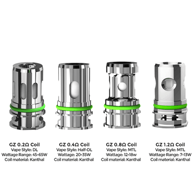 Résistances Eleaf GZ – Pack de 5 0.2 ohm | VAPEVO