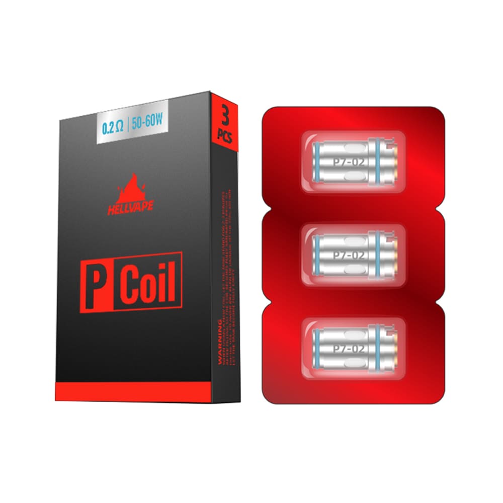 Résistances Hellvape P Coil Hellbeast 2 - Pack de 3 P7-01 0.15 ohm | VAPEVO