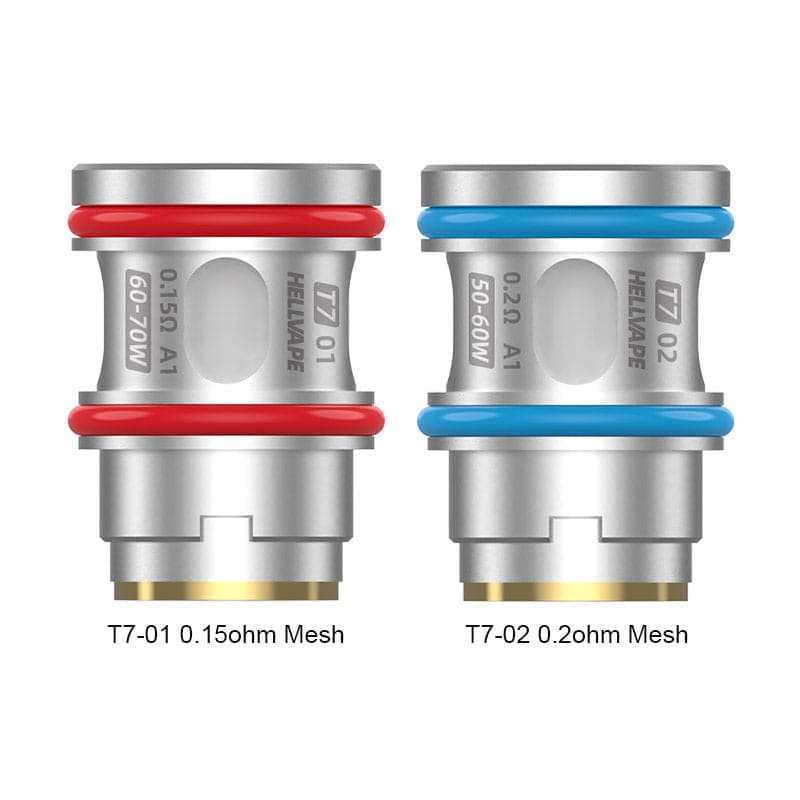 Résistances Hellvape TLC T7 - Pack de 3 T7-01 0.15 ohm | VAPEVO