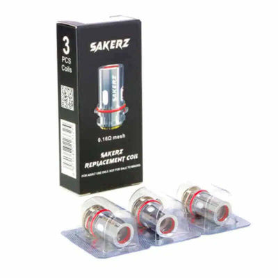 Résistances Horizontech Sakerz – Pack de 3 Mesh 0.16 ohm | VAPEVO