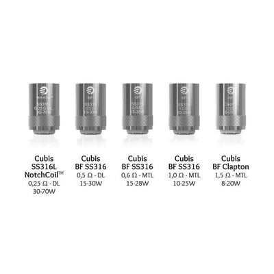 Résistances Joyetech BF Cubis – Pack de 5 BF 0.5 ohm | VAPEVO