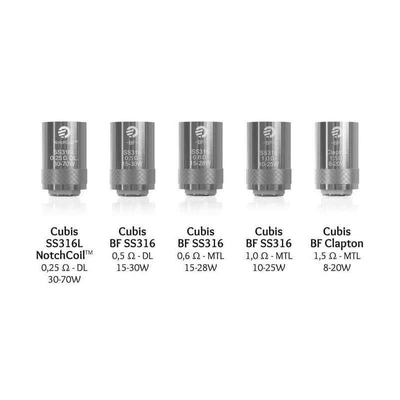 Résistances Joyetech BF Cubis – Pack de 5 BF 0.5 ohm | VAPEVO