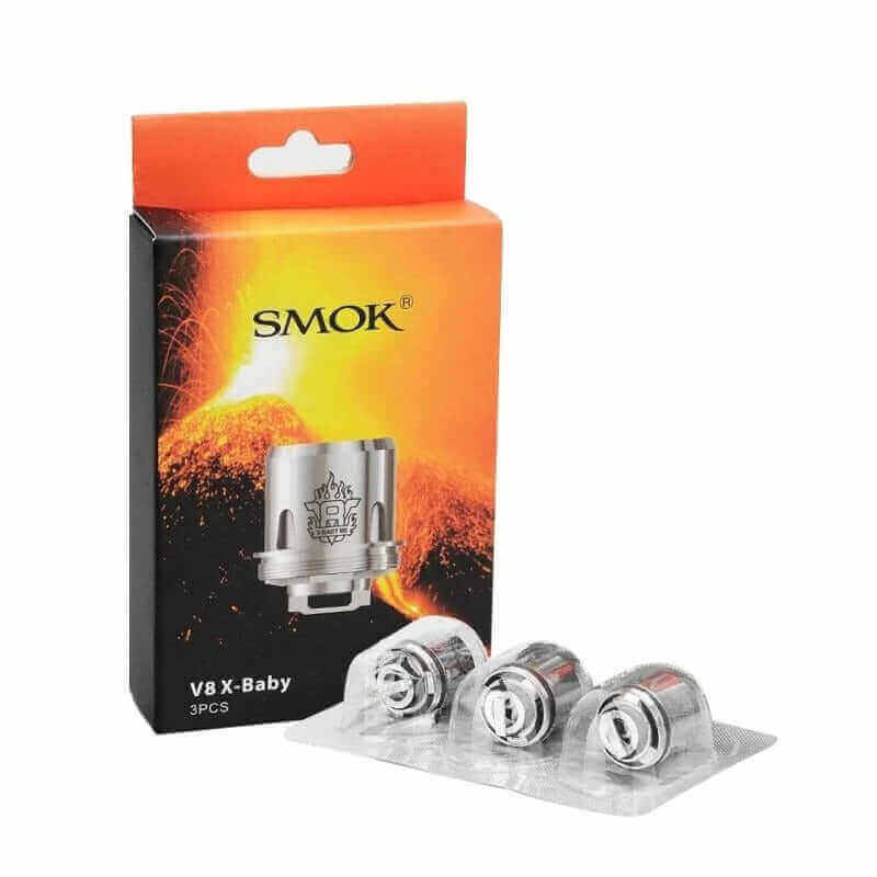 Résistances Smok TFV8 X-Baby - Pack de 3 M2 0.25 ohm | VAPEVO