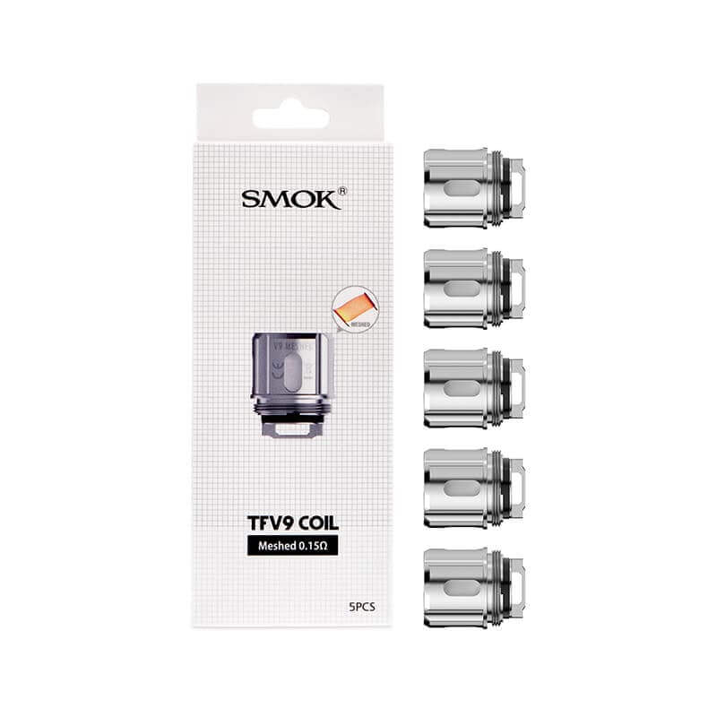 Résistances Smok TFV9 Meshed - Pack de 5 Meshed 0.15 ohm | VAPEVO