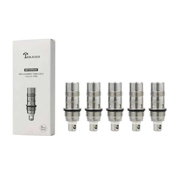 Résistances Teslacigs Sparrow - Pack de 5 1.6 ohm | VAPEVO