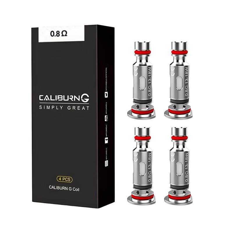 Résistances Uwell Caliburn G – Pack de 4 0.8 ohm | VAPEVO