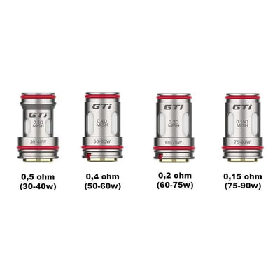 Résistances Vaporesso GTI – Pack de 5 0.15 ohm | VAPEVO