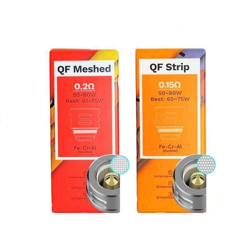 Résistances Vaporesso QF – Pack de 3 QF Meshed 0.2 ohm | VAPEVO
