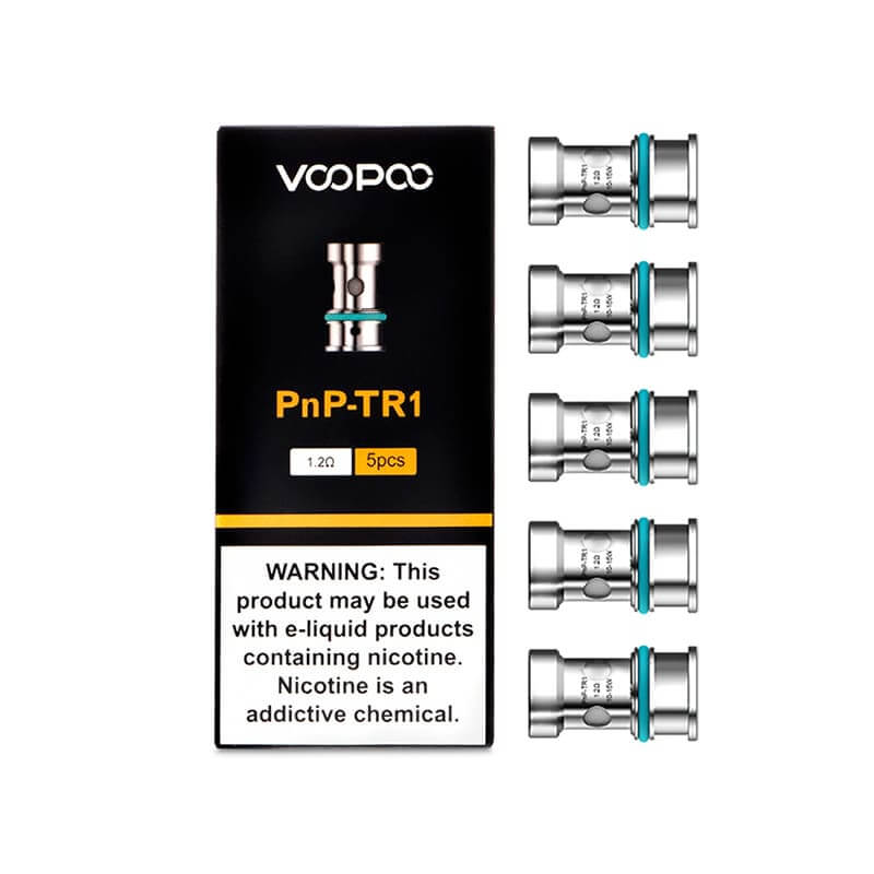 Résistances Voopoo PnP – Pack de 5 TR1 1.2 ohm | VAPEVO