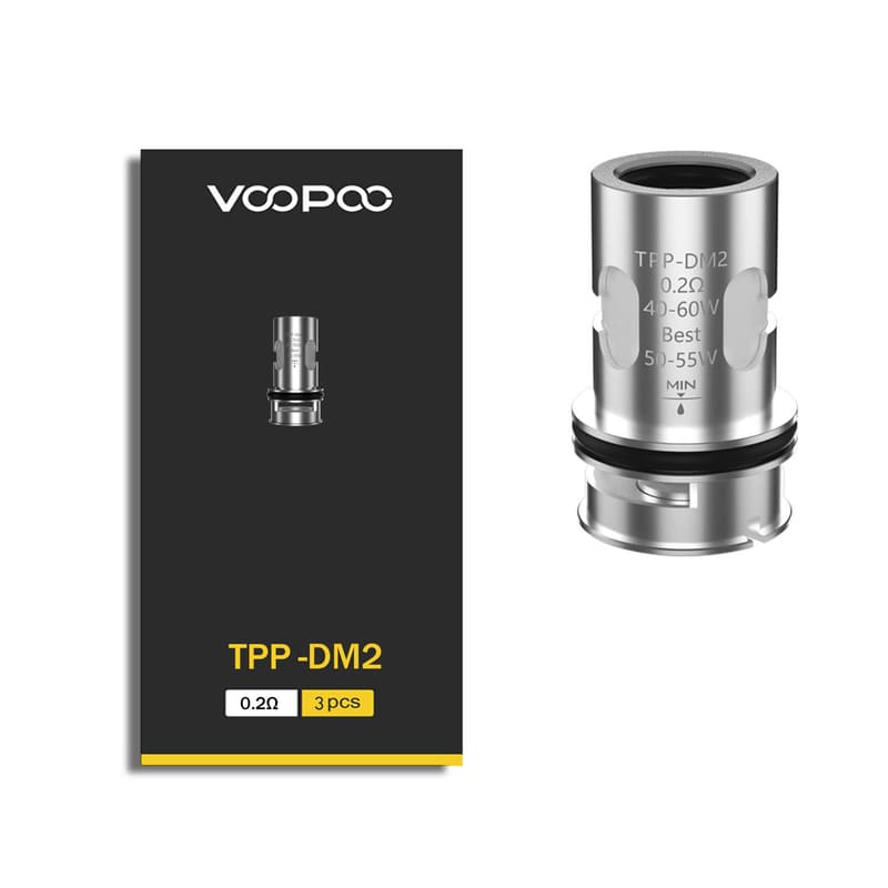 Résistances Voopoo TPP – Pack de 3 DM2 0.2 ohm | VAPEVO
