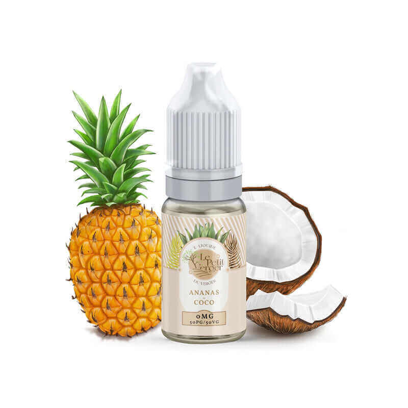 SAVOUREA Le Petit Verger Ananas Coco - E-liquide 10ml-3 mg-VAPEVO