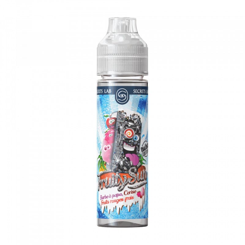 SECRET'S LAB Fruity Sun Edition Diamond - Barbe à Papa Cerise Fruits Rouges - E-liquide 50ml 0mg | VAPEVO